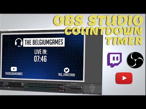 countdown timer in obs